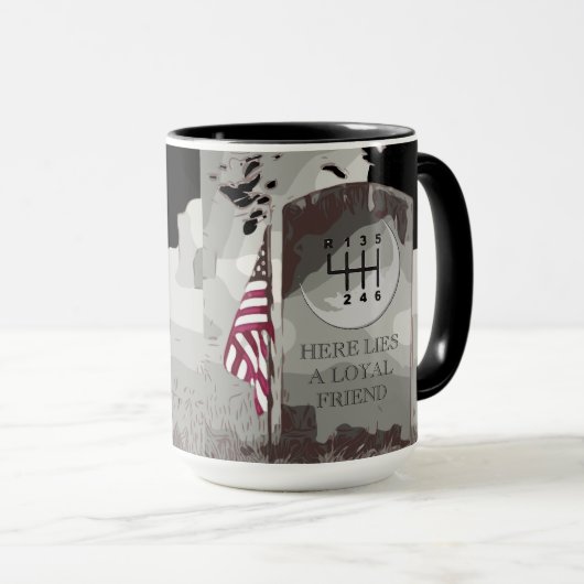 手動廃棄 マグカップ (正面右)