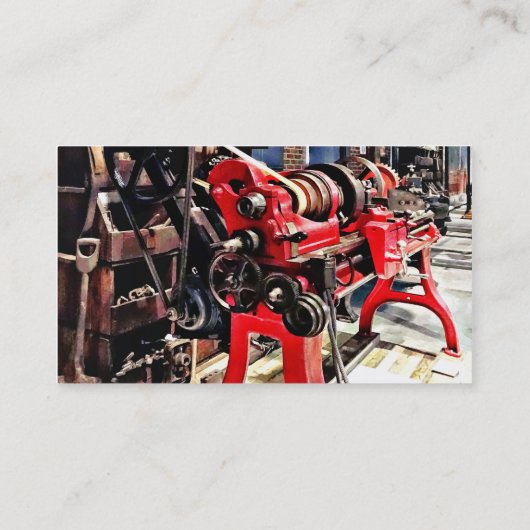 手動旋盤回路1880s 名刺 (裏面)