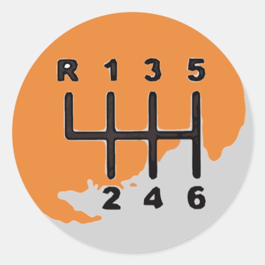 手動転送 – 色 ラウンドシール (正面)