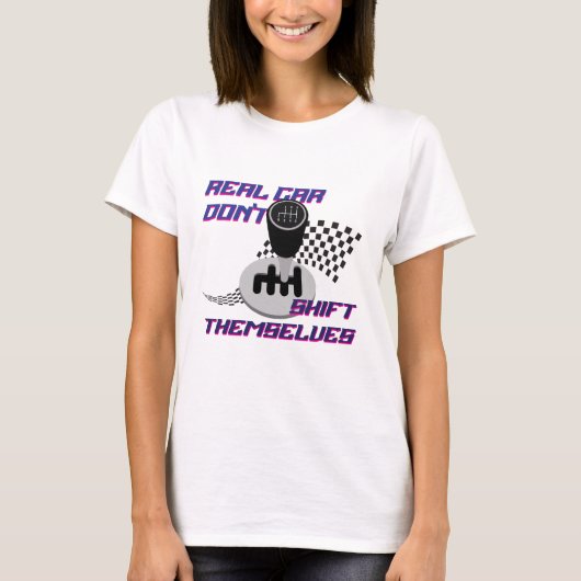 手動送信Tシャツ |カーシャツ |車のエンサス Tシャツ (正面)