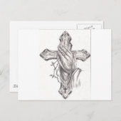 手及び十字を祈ること ポストカード (正面/裏面)