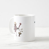 手品師およびArcher コーヒーマグカップ (正面左)