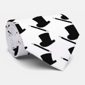 手品師のシルクハットおよび魔法の細い棒 ネクタイ (ロール)