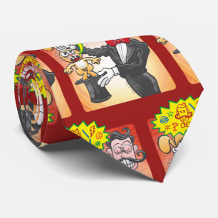 手品師のバニーの感じの不機嫌および悪い単語を言うこと ネクタイ