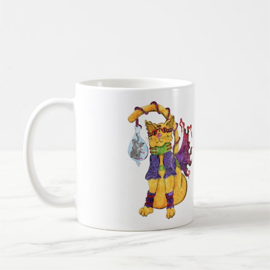 手品師のマグ コーヒーマグカップ (左)