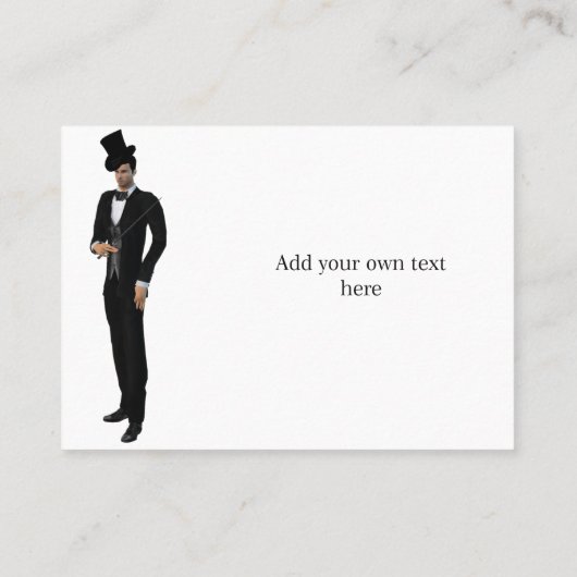 手品師の名刺 名刺 (裏面)