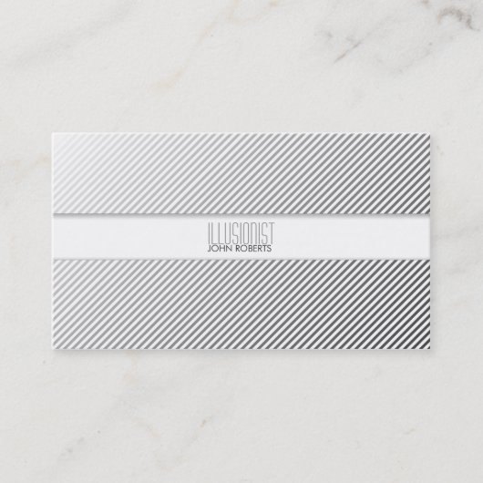 手品師の奇術師の名刺 名刺 (正面)