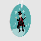 手品師の子供の誕生会 オーナメント (正面)
