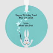 手品師の子供の誕生会 オーナメント (裏面)