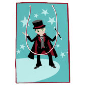 手品師の子供の誕生会 ミディアムペーパーバッグ (正面)