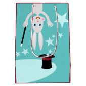 手品師の子供の誕生会 ミディアムペーパーバッグ (裏面)