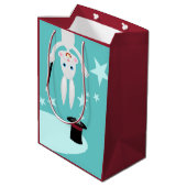 手品師の子供の誕生会 ミディアムペーパーバッグ (裏面アングル)