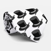 手品師の細い棒および帽子 ネクタイ (ロール)