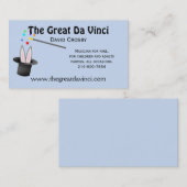 手品師の魔法の帽子の名刺 名刺 (正面/裏面)