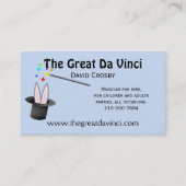 手品師の魔法の帽子の名刺 名刺 (正面)