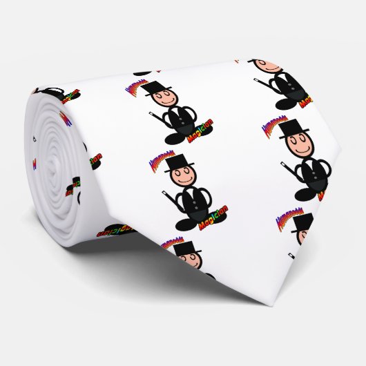 手品師(ロゴと) ネクタイ (ロール)