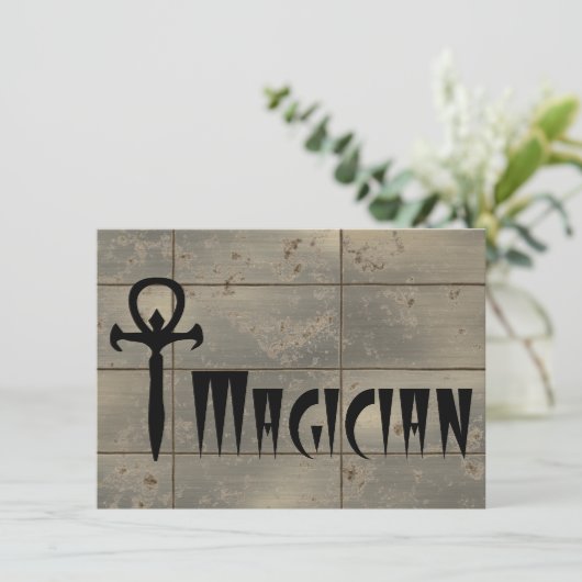 手品師 招待状 (スタンド正面)