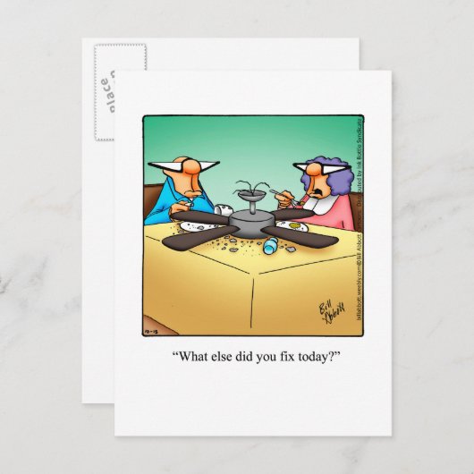 手商おもしろい会社案内はがき 案内ポストカード (正面/裏面)