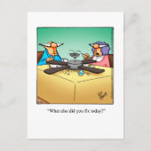 手商おもしろい会社案内はがき 案内ポストカード (正面)