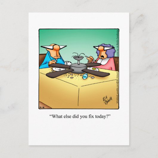 手商おもしろい会社案内はがき 案内ポストカード (正面)