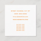 手回しインスパイアモダン具 スクエア名刺 (裏面)