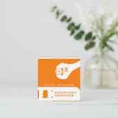 手回しインスパイアモダン具 スクエア名刺 (スタンド正面)