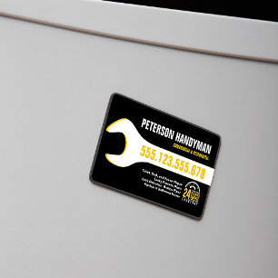 手回し配管用非常用レンチ24時間用工具 マグネット名刺