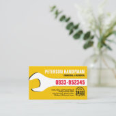 手回し配管用非常用レンチ24時間用工具 名刺 (スタンド正面)