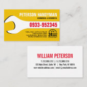 手回し配管用非常用レンチ24時間用工具 名刺 (正面/裏面)