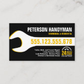 手回し配管用非常用レンチ24時間用工具 名刺 (正面)