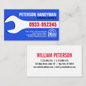 手回し配管用非常用レンチ24時間用工具 名刺 (正面/裏面)