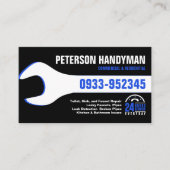 手回し配管用非常用レンチ24時間用工具 名刺 (正面)