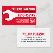 手回し配管用非常用レンチ24時間用工具 名刺 (正面/裏面)