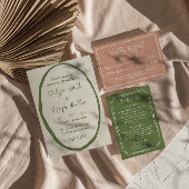 手図解入りの、写真付きの引き書ユニークの 招待状