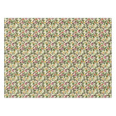 手塗りのエキゾチックなトロピカル・フルーツパターン テーブルクロス (正面(横))