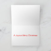 手塗りのクリスマスの挨拶状02 シーズンカード (内部)