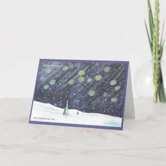 手塗りのクリスマスの挨拶状03 シーズンカード