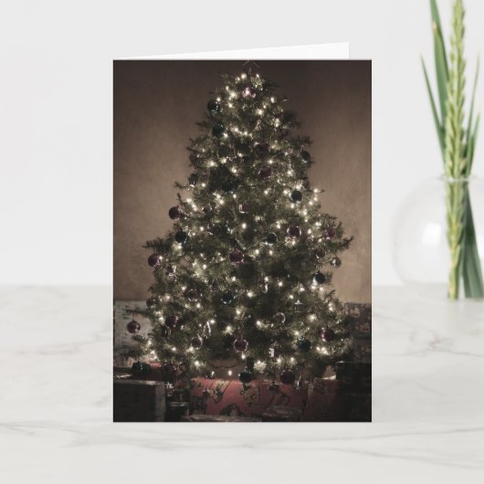 手塗りのクリスマス シーズンカード (正面)