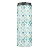 手塗りのターコイズパターン タンブラー (裏面)