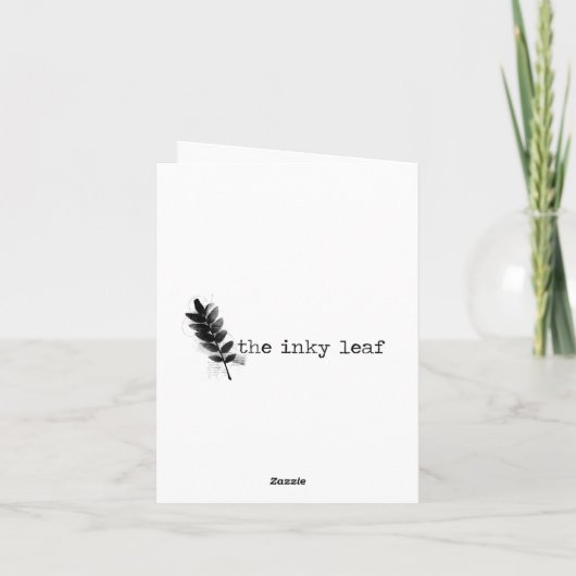 手塗りのメリークリスマスのスタンプ シーズンカード (裏面)