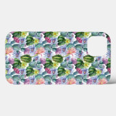 手塗りの水彩画のサボテンパターン Case-Mate iPhoneケース (裏面 (横))