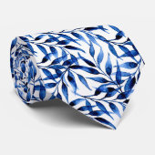 手塗りの水彩画インクパターン ネクタイ (ロール)