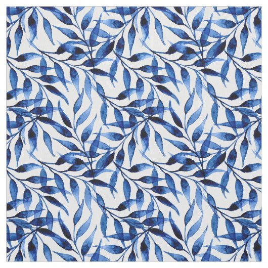 手塗りの水彩画インクパターン ファブリック (見本)