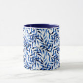 手塗りの水彩画インクパターン マグカップ (中央)