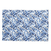 手塗りの水彩画インクパターン 枕カバー (裏面-左)