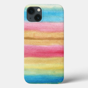 手塗りの水彩画 iPhone 13ケース