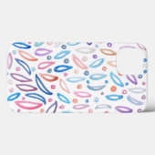 手塗りの水彩画 Case-Mate iPhoneケース (裏面 (横))