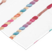 手塗りの水彩画Dreamcatcherは羽に玉を付けます テーブルクロス (アングル)