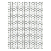 手塗りの熱帯ヤシの木のカスタム テーブルクロス (正面)