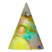 手塗りの銀河系のパーティーの帽子 パーティーハット (左)